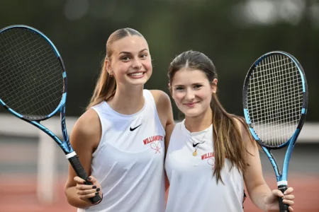 Williamsport beats Shore in girls tennis under the lights